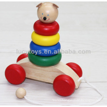 wooden puppet rainbow stacker educational toys distributor